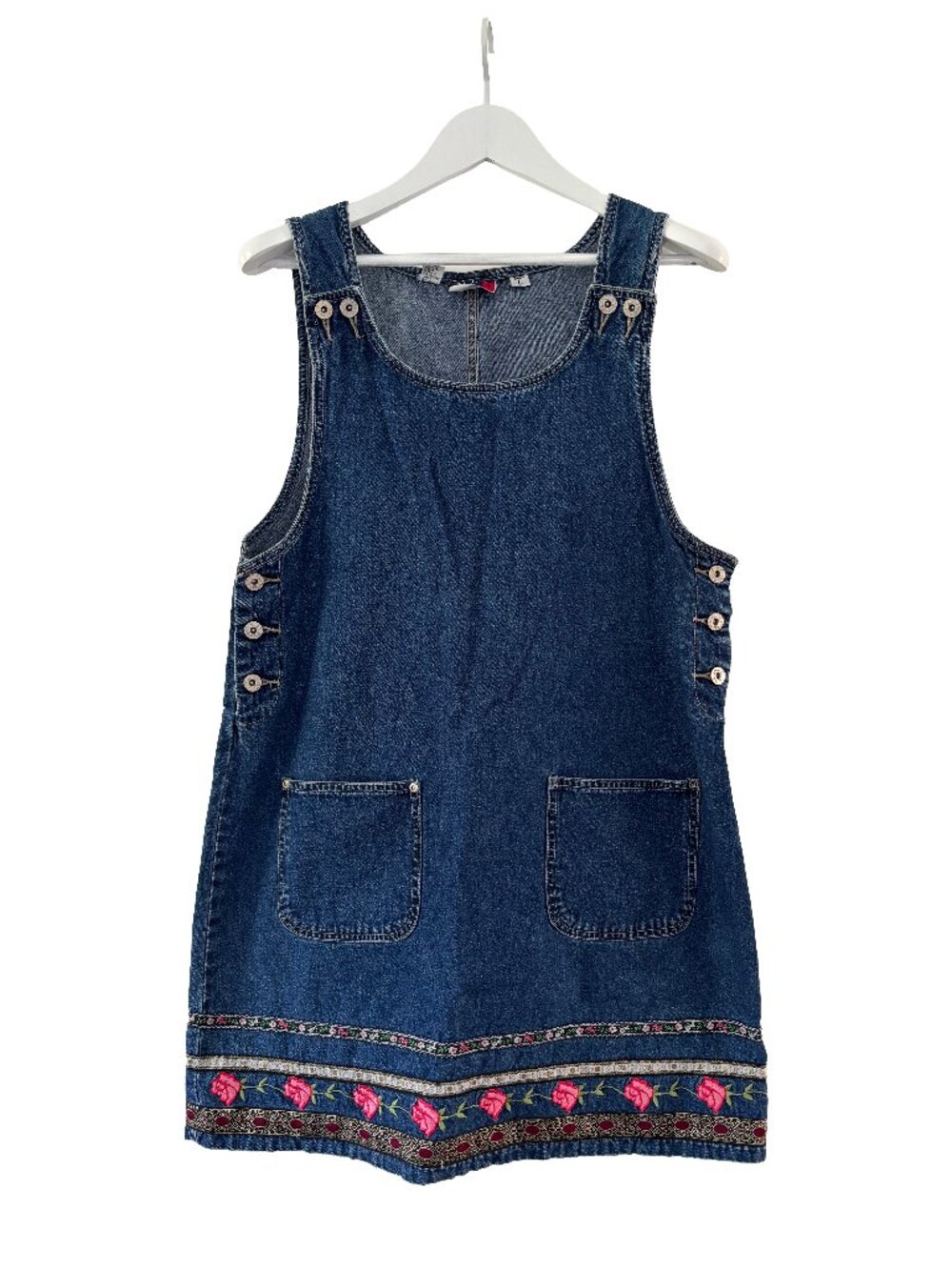 J.L.N.Y Vintage Y2K Mini jumper dress Large